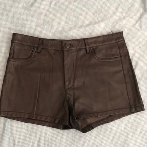 Brandy Melville Leather shorts